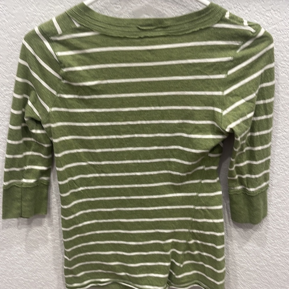 SELF esteem Striped 1/4 Length Top - Picture 6 of 6